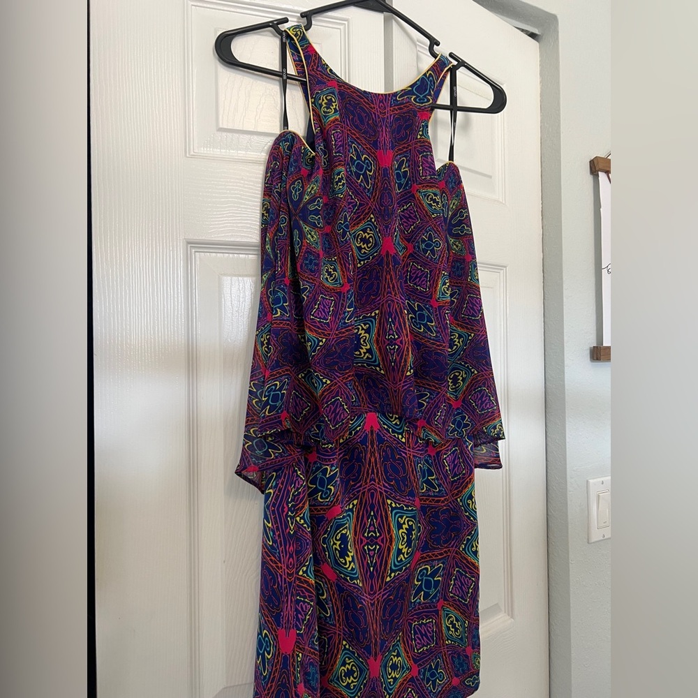 Analili Vibrant Multicolor Sleeveless Dress